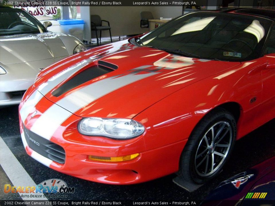 2002 Chevrolet Camaro Z28 SS Coupe Bright Rally Red / Ebony Black Photo #1