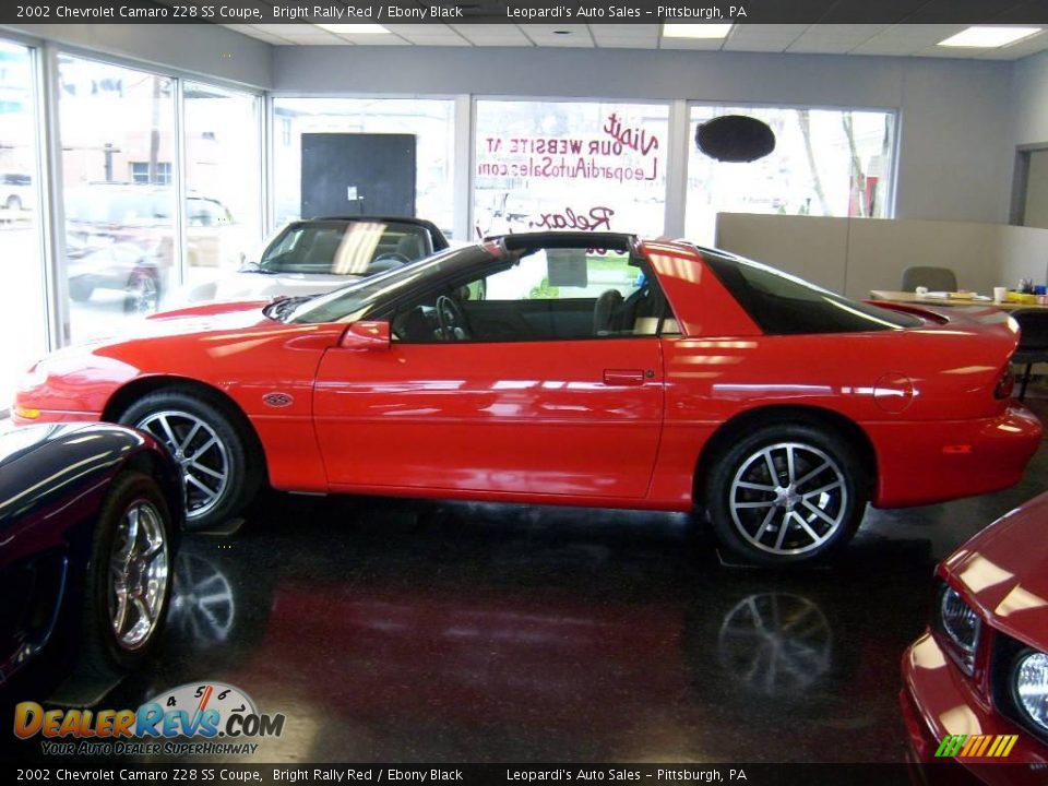 2002 Chevrolet Camaro Z28 SS Coupe Bright Rally Red / Ebony Black Photo #3