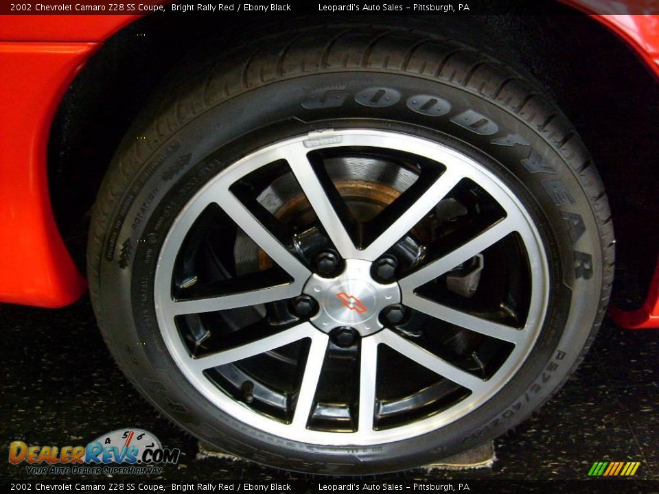 2002 Chevrolet Camaro Z28 SS Coupe Bright Rally Red / Ebony Black Photo #5
