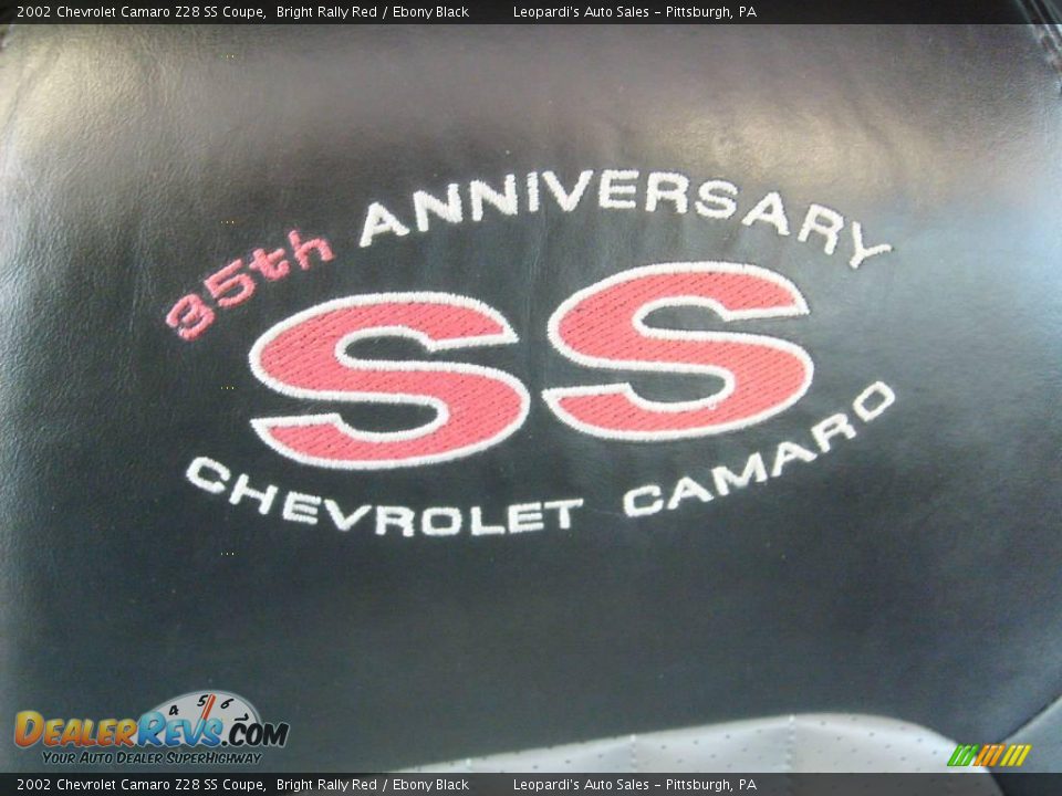 2002 Chevrolet Camaro Z28 SS Coupe Bright Rally Red / Ebony Black Photo #7