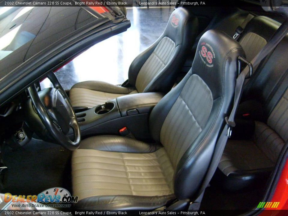 2002 Chevrolet Camaro Z28 SS Coupe Bright Rally Red / Ebony Black Photo #8