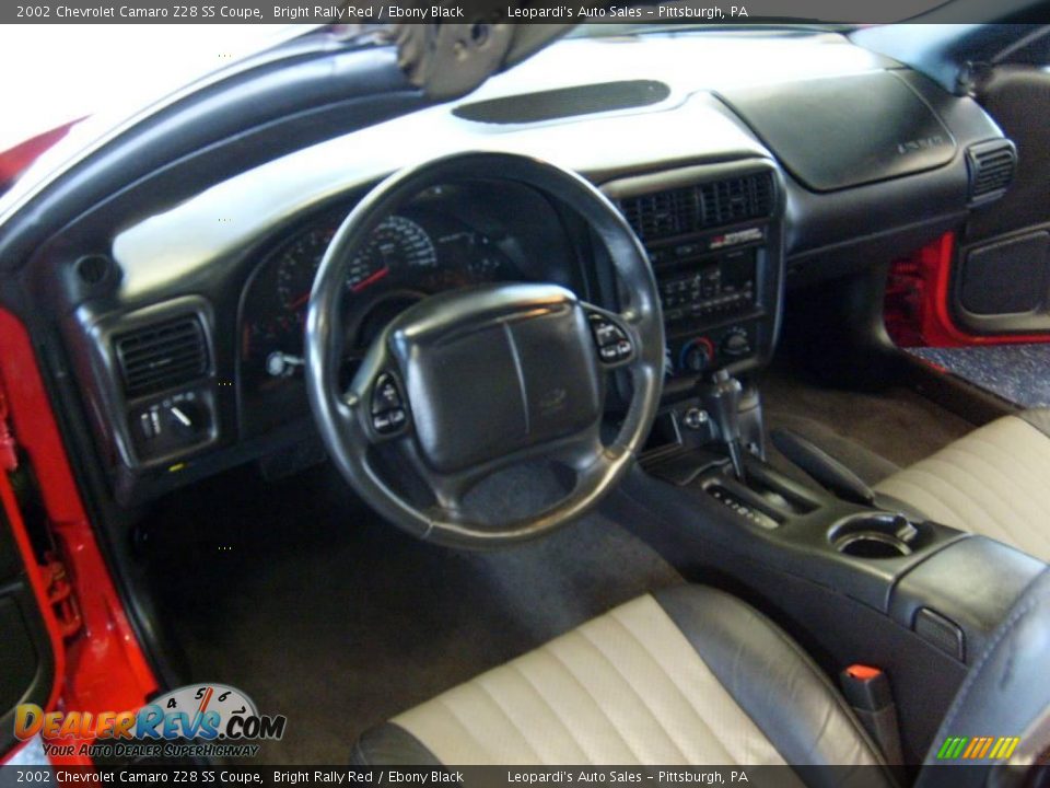 2002 Chevrolet Camaro Z28 SS Coupe Bright Rally Red / Ebony Black Photo #9