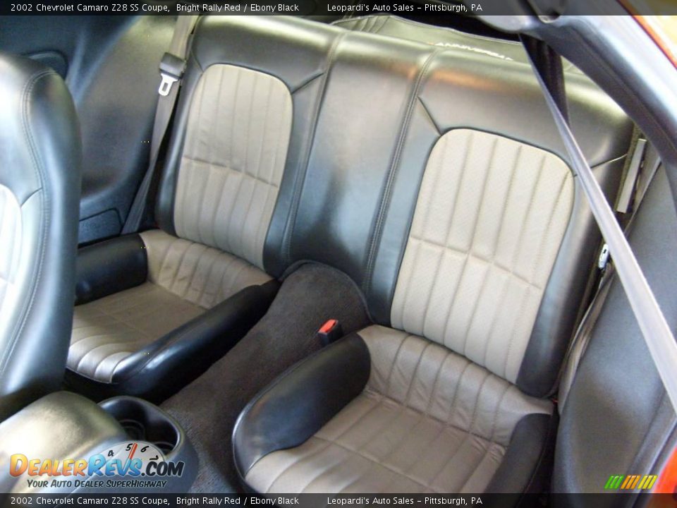 2002 Chevrolet Camaro Z28 SS Coupe Bright Rally Red / Ebony Black Photo #11