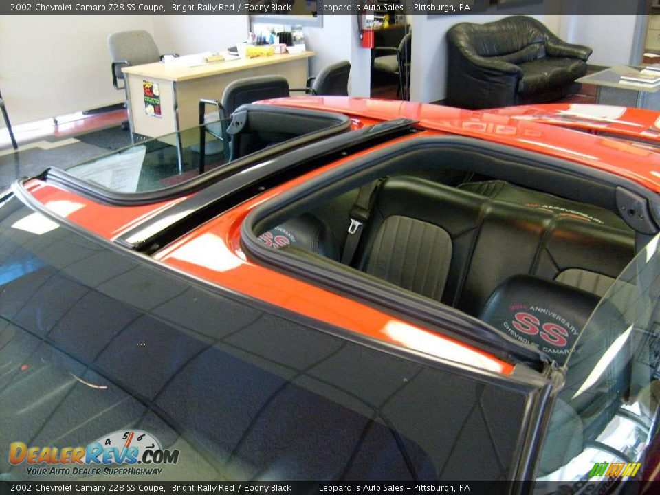 2002 Chevrolet Camaro Z28 SS Coupe Bright Rally Red / Ebony Black Photo #12