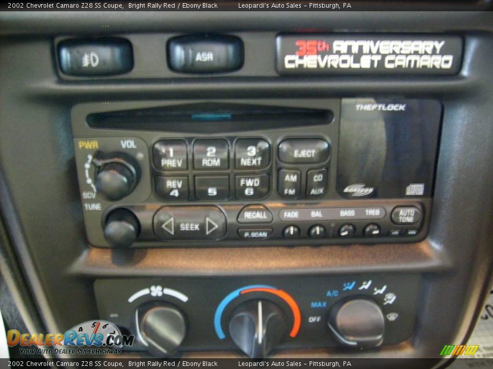 2002 Chevrolet Camaro Z28 SS Coupe Bright Rally Red / Ebony Black Photo #14