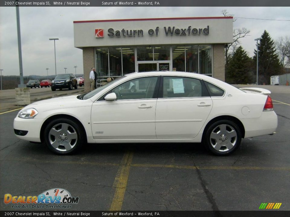 2007 Chevrolet Impala SS White / Neutral Beige Photo #1
