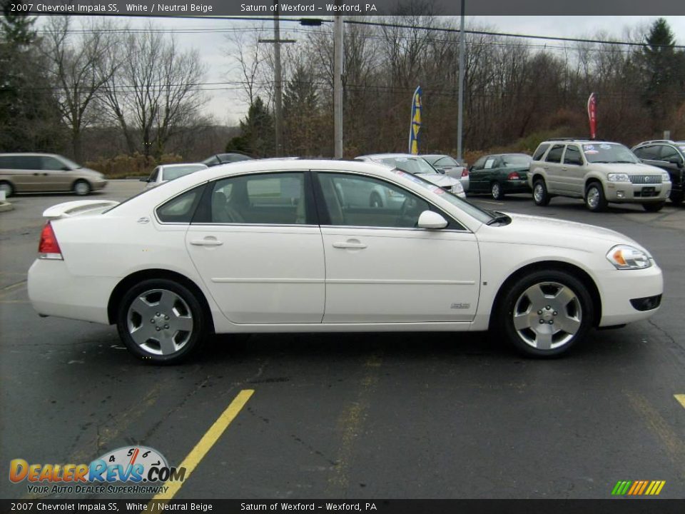 2007 Chevrolet Impala SS White / Neutral Beige Photo #5