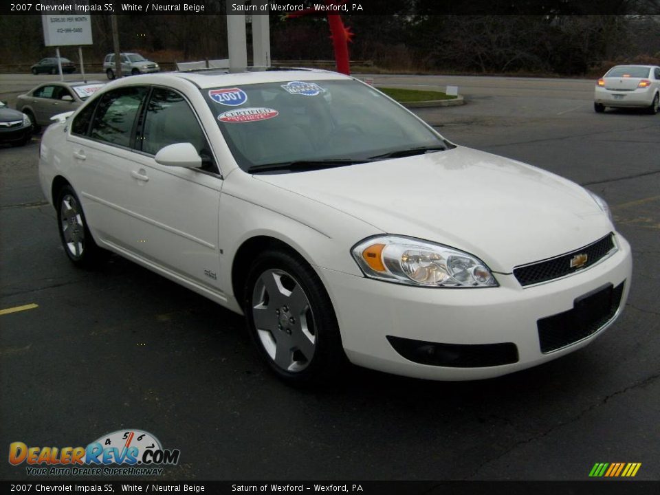 2007 Chevrolet Impala SS White / Neutral Beige Photo #6
