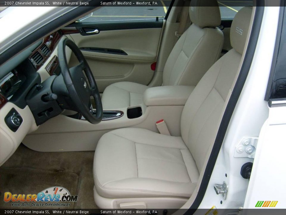 2007 Chevrolet Impala SS White / Neutral Beige Photo #10
