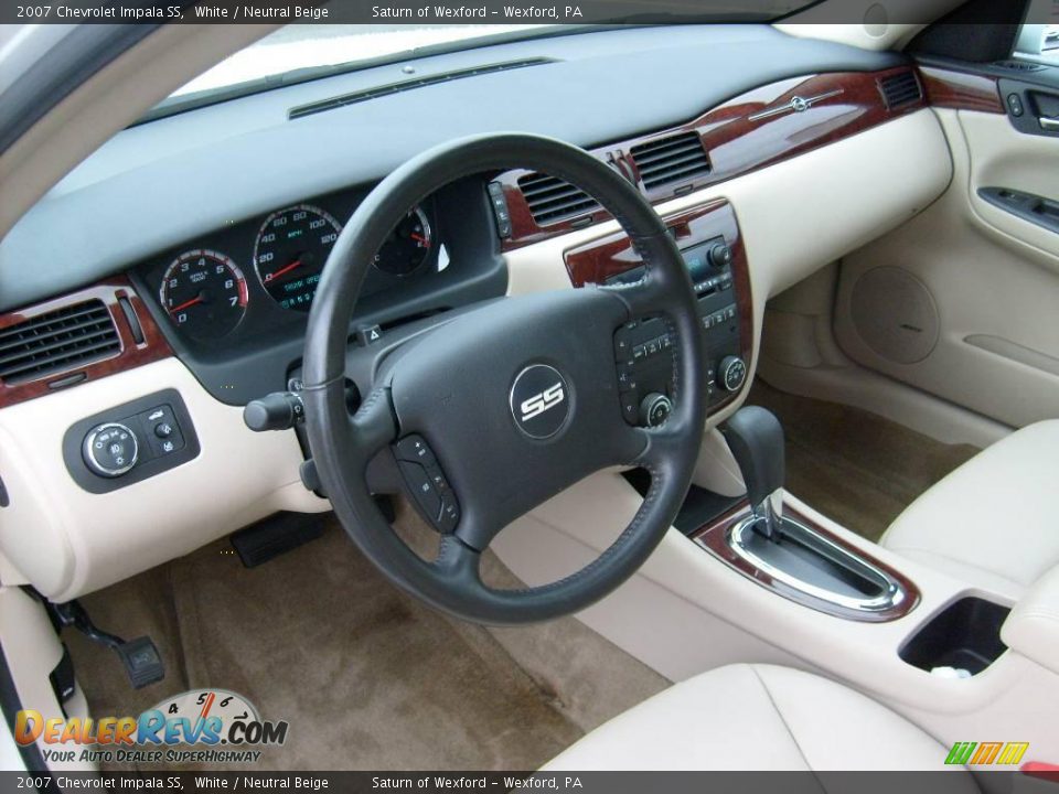2007 Chevrolet Impala SS White / Neutral Beige Photo #11