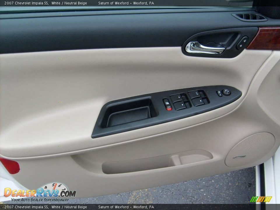 2007 Chevrolet Impala SS White / Neutral Beige Photo #12