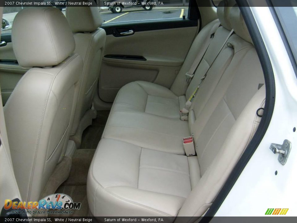 2007 Chevrolet Impala SS White / Neutral Beige Photo #14