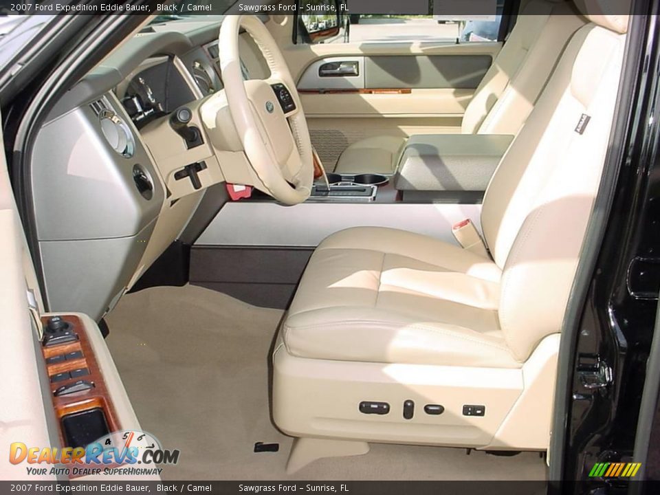 2007 Ford Expedition Eddie Bauer Black / Camel Photo #11