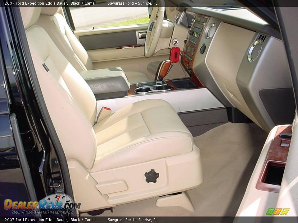 2007 Ford Expedition Eddie Bauer Black / Camel Photo #12
