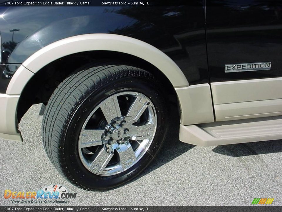 2007 Ford Expedition Eddie Bauer Black / Camel Photo #19