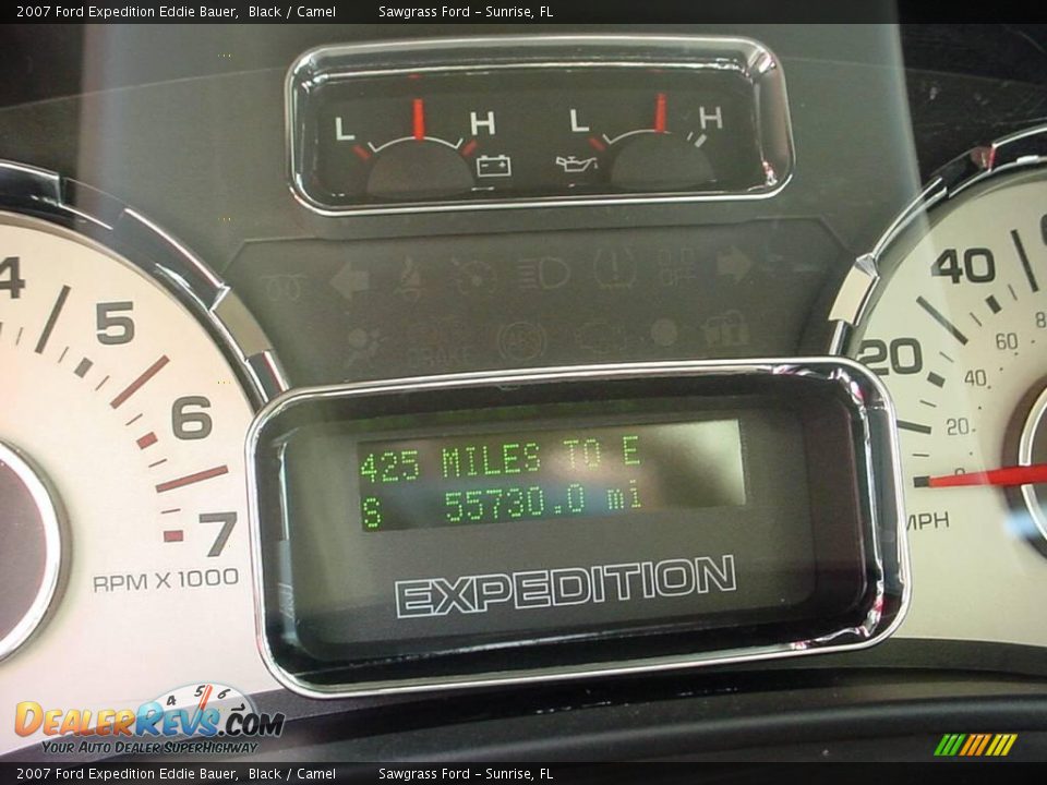 2007 Ford Expedition Eddie Bauer Black / Camel Photo #20