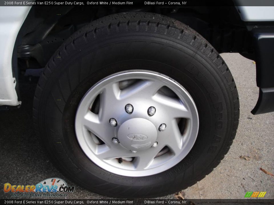 2008 Ford E Series Van E250 Super Duty Cargo Oxford White / Medium Flint Photo #7