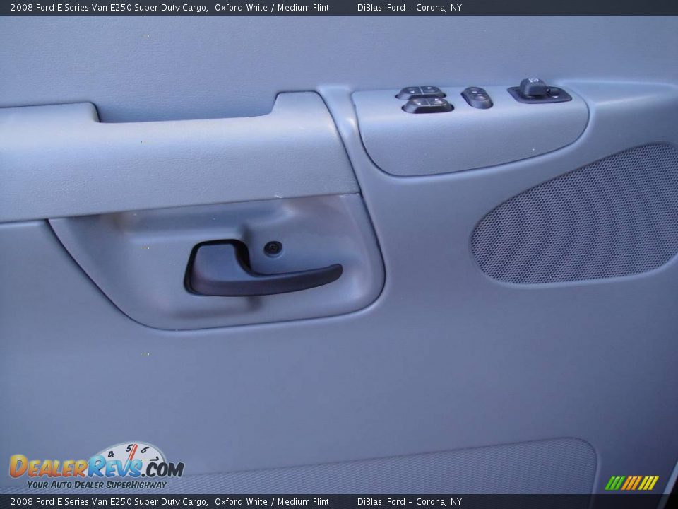 2008 Ford E Series Van E250 Super Duty Cargo Oxford White / Medium Flint Photo #8