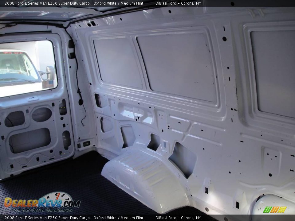 2008 Ford E Series Van E250 Super Duty Cargo Oxford White / Medium Flint Photo #14