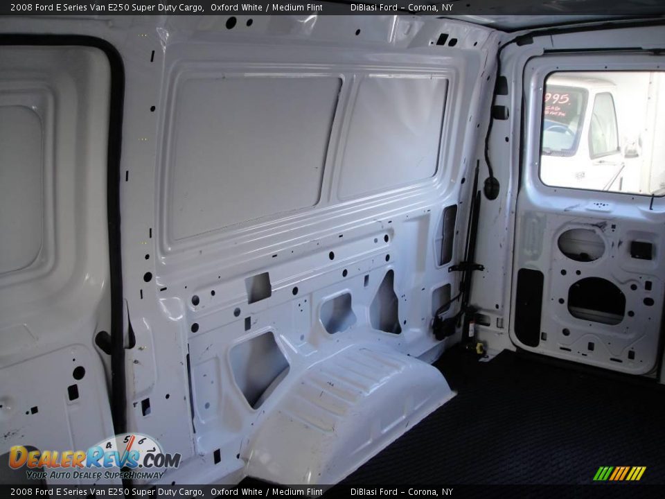 2008 Ford E Series Van E250 Super Duty Cargo Oxford White / Medium Flint Photo #15