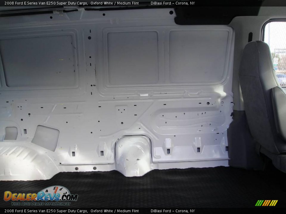 2008 Ford E Series Van E250 Super Duty Cargo Oxford White / Medium Flint Photo #16