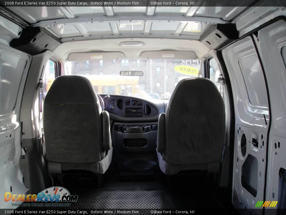 2008 Ford E Series Van E250 Super Duty Cargo Oxford White / Medium Flint Photo #22