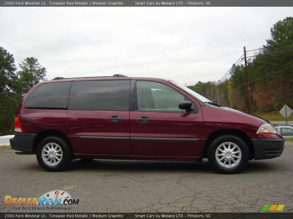 2000 Ford Windstar LX Toreador Red Metallic / Medium Graphite Photo #1