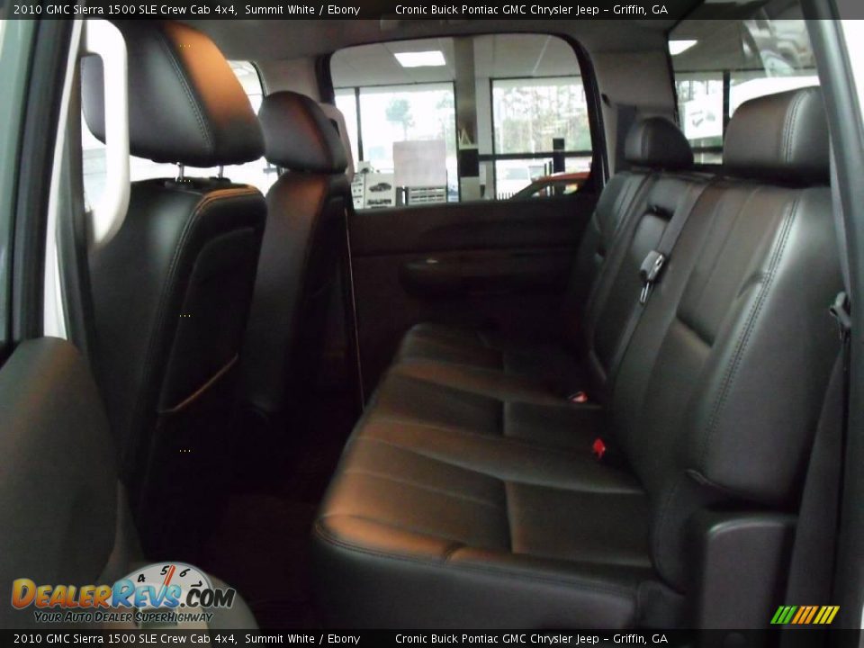 2010 GMC Sierra 1500 SLE Crew Cab 4x4 Summit White / Ebony Photo #12