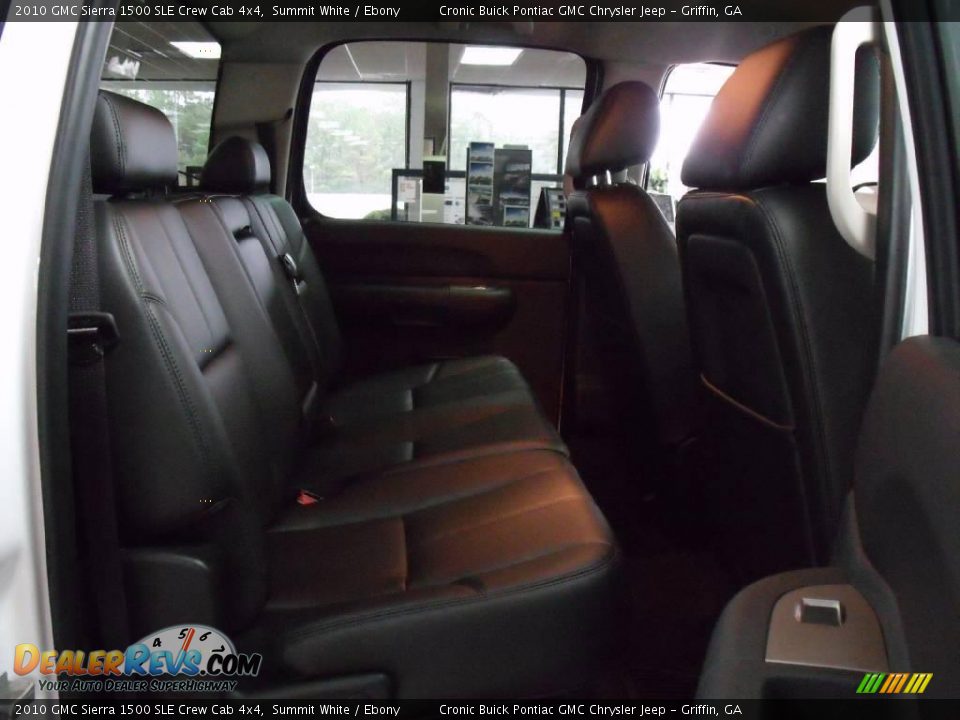 2010 GMC Sierra 1500 SLE Crew Cab 4x4 Summit White / Ebony Photo #14
