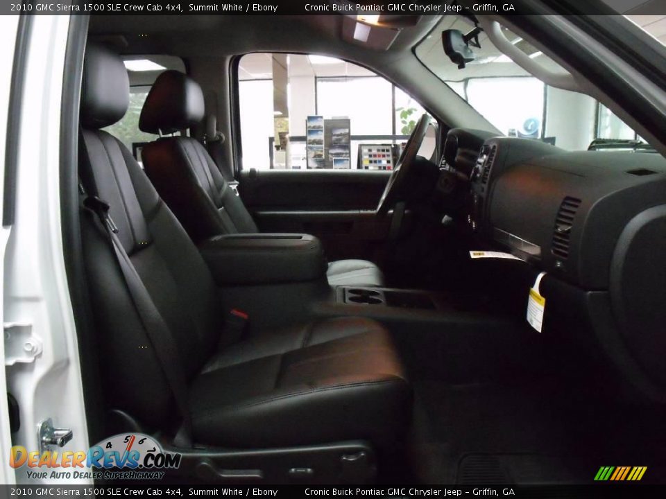 2010 GMC Sierra 1500 SLE Crew Cab 4x4 Summit White / Ebony Photo #15