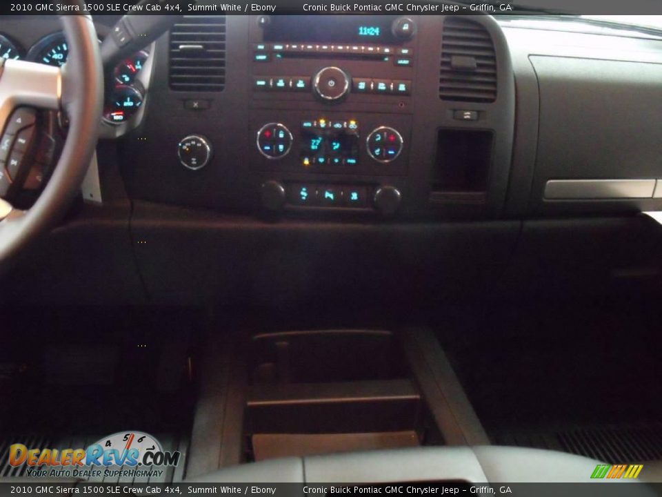 2010 GMC Sierra 1500 SLE Crew Cab 4x4 Summit White / Ebony Photo #16