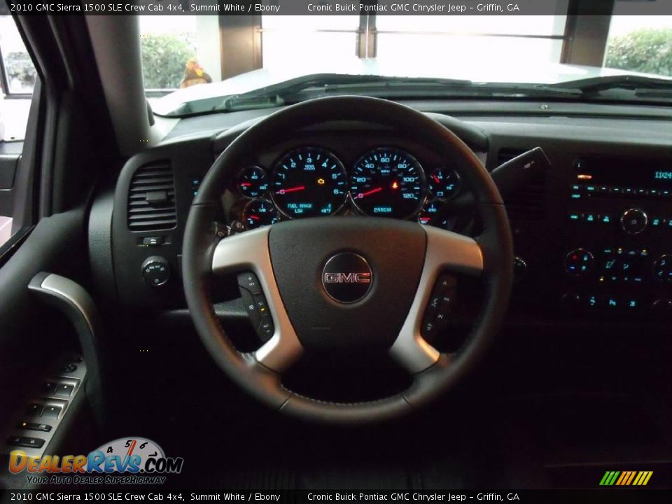 2010 GMC Sierra 1500 SLE Crew Cab 4x4 Summit White / Ebony Photo #17