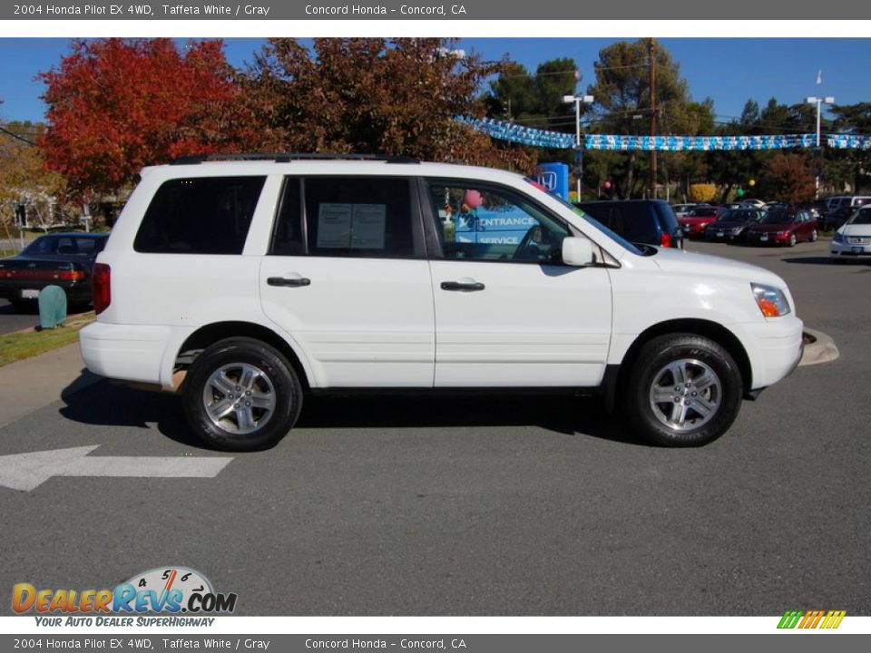 2004 Honda Pilot EX 4WD Taffeta White / Gray Photo #3