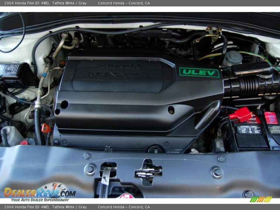 2004 Honda Pilot EX 4WD Taffeta White / Gray Photo #10