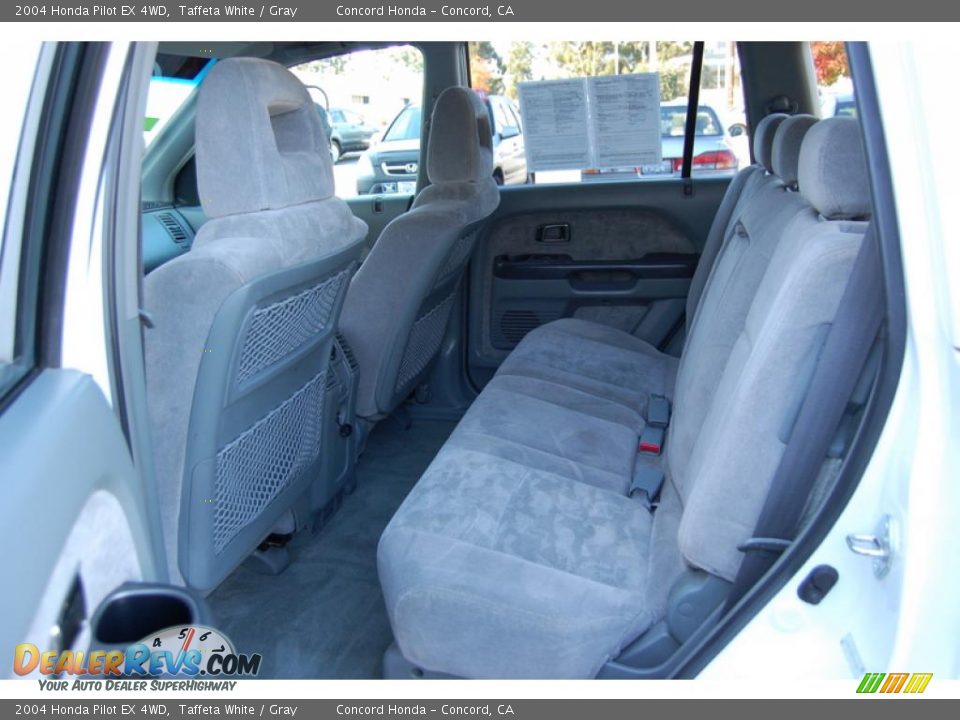2004 Honda Pilot EX 4WD Taffeta White / Gray Photo #12