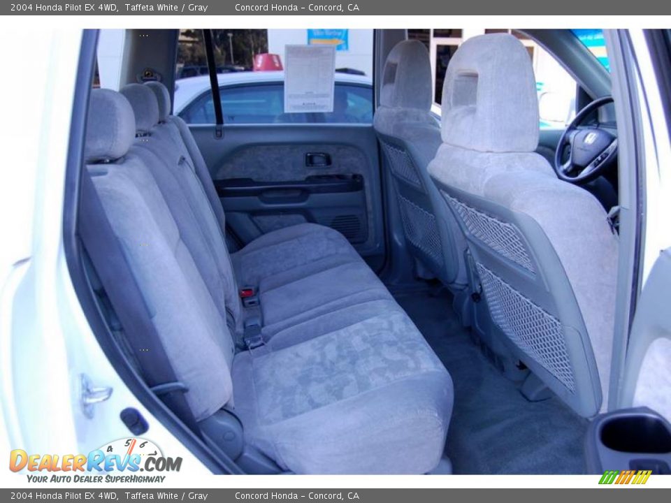 2004 Honda Pilot EX 4WD Taffeta White / Gray Photo #16