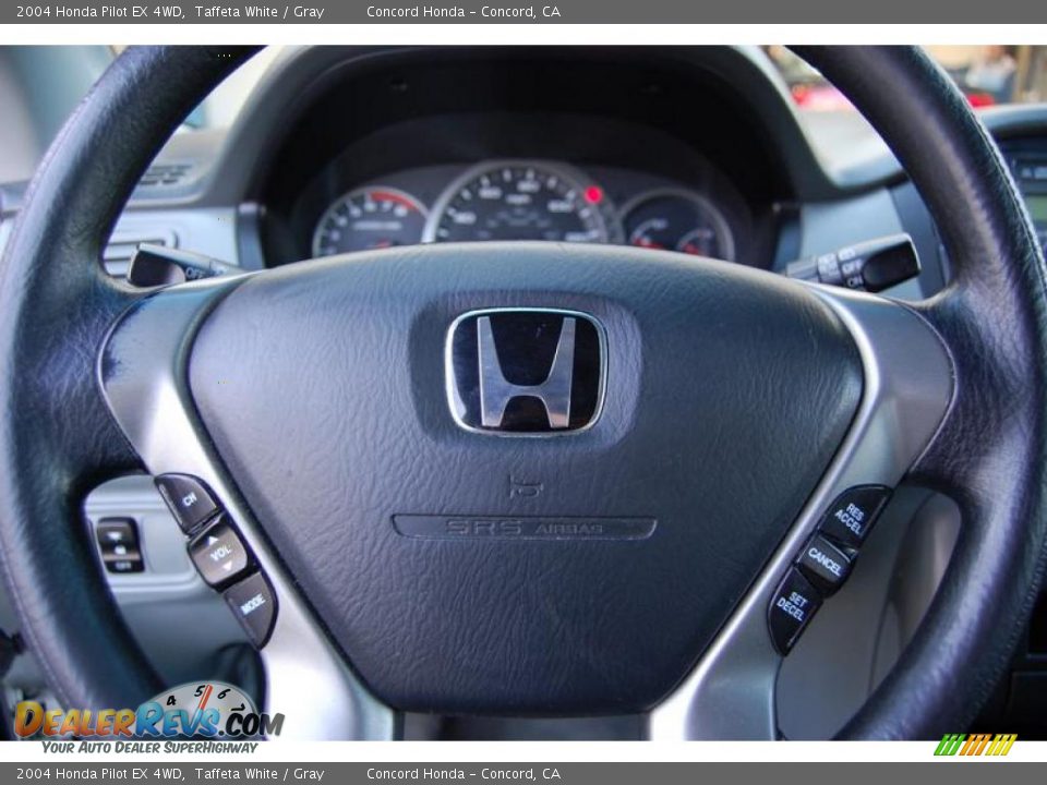 2004 Honda Pilot EX 4WD Taffeta White / Gray Photo #21