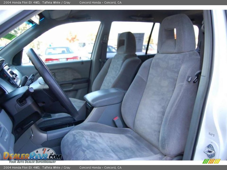 2004 Honda Pilot EX 4WD Taffeta White / Gray Photo #22