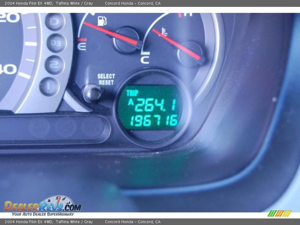 2004 Honda Pilot EX 4WD Taffeta White / Gray Photo #24