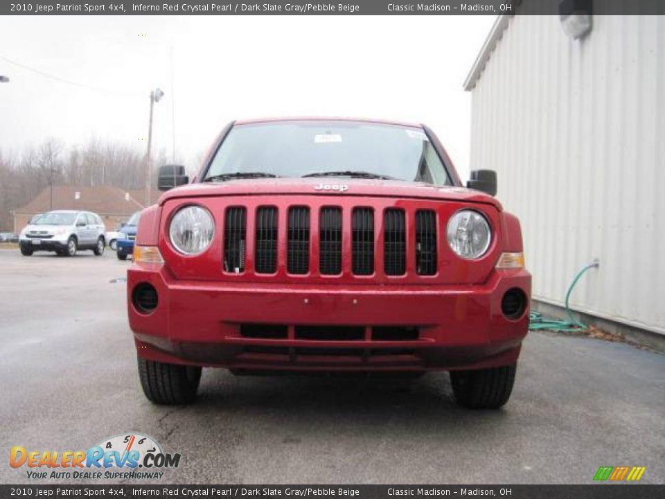 2010 Jeep Patriot Sport 4x4 Inferno Red Crystal Pearl / Dark Slate Gray/Pebble Beige Photo #2