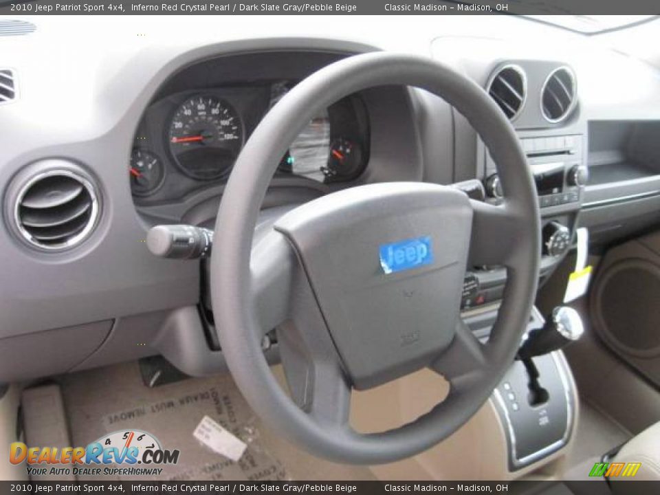 2010 Jeep Patriot Sport 4x4 Inferno Red Crystal Pearl / Dark Slate Gray/Pebble Beige Photo #10