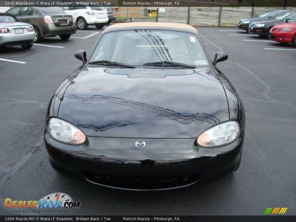 1999 Mazda MX-5 Miata LP Roadster Brilliant Black / Tan Photo #8