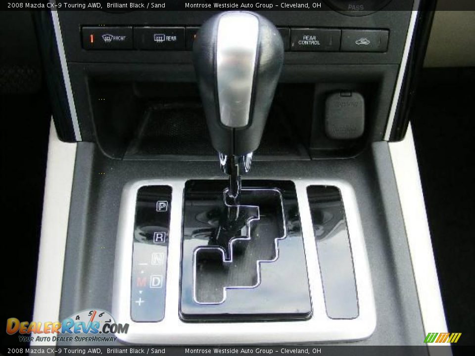 2008 Mazda CX-9 Touring AWD Brilliant Black / Sand Photo #25