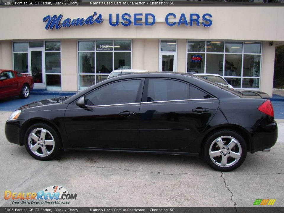 2005 Pontiac G6 GT Sedan Black / Ebony Photo #1