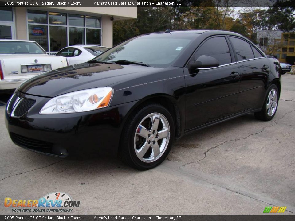 2005 Pontiac G6 GT Sedan Black / Ebony Photo #2