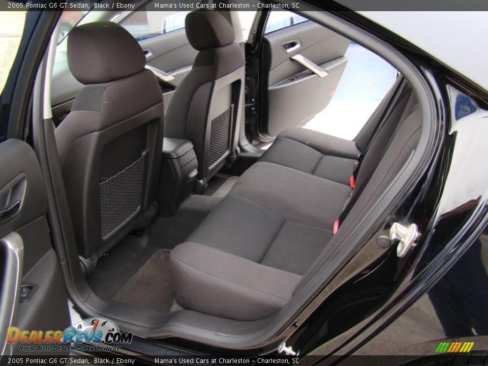 2005 Pontiac G6 GT Sedan Black / Ebony Photo #10