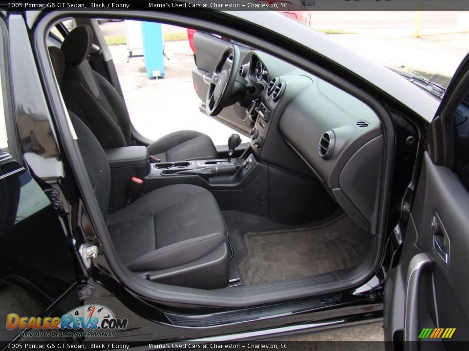 2005 Pontiac G6 GT Sedan Black / Ebony Photo #11