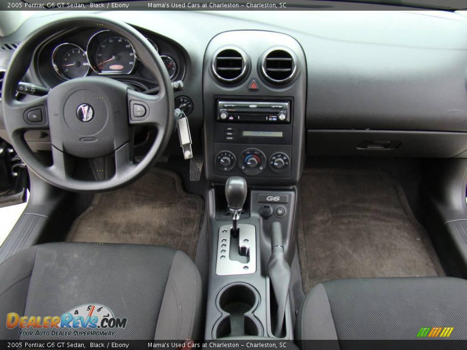 2005 Pontiac G6 GT Sedan Black / Ebony Photo #13