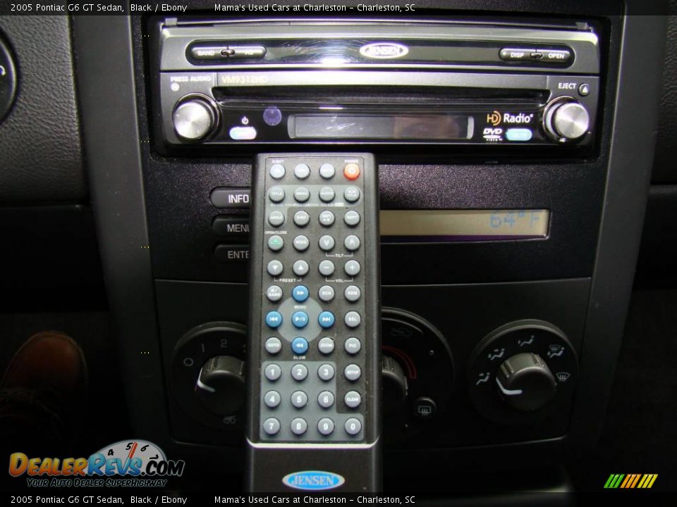 2005 Pontiac G6 GT Sedan Black / Ebony Photo #17