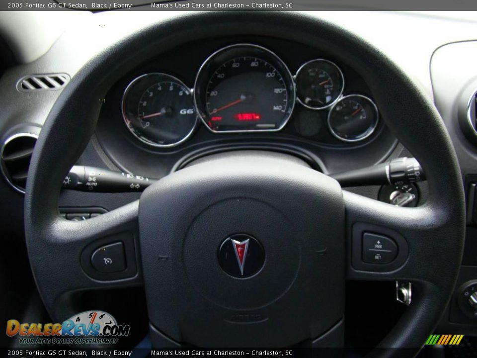 2005 Pontiac G6 GT Sedan Black / Ebony Photo #19
